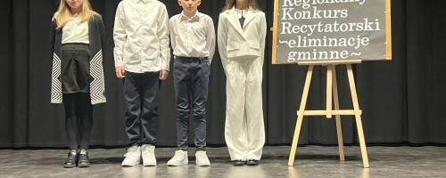 XXXVI GMINNY KONKURS RECYTATORSKI