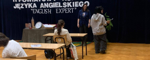 SUKCES NASZYCH UCZNIÓW W II POWIATOWYM KONKURSIE Z JĘZYKA ANGIELSKIEGO W OPATOWIE