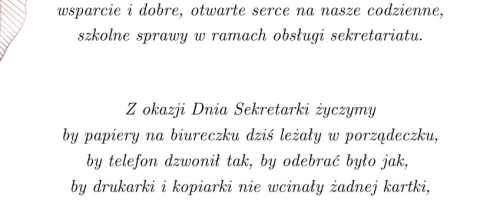 DZIEŃ SEKRETARKI