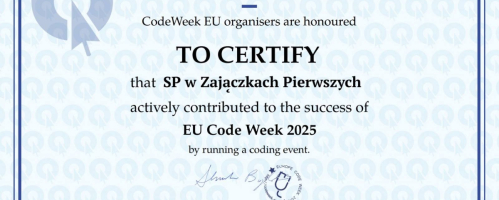 EUROPEJSKI TYDZIEŃ KODOWANIA CODEWEEK