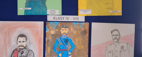 KONKURS PLASTYCZNY "JÓZEF PIŁSUDSKI-BOHATER NASZEJ NIEPODLEGŁOŚCI"