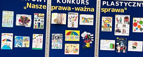 POWIATOWY KONKURS PLASTYCZNY „Nasze prawa ważna sprawa”