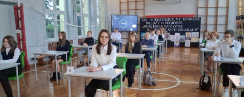 XIII MIĘDZYSZKOLNY KONKURS WIEDZY O REGIONIE