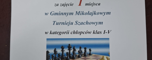 MIKOŁAJKOWY TURNIEJ SZACHOWY
